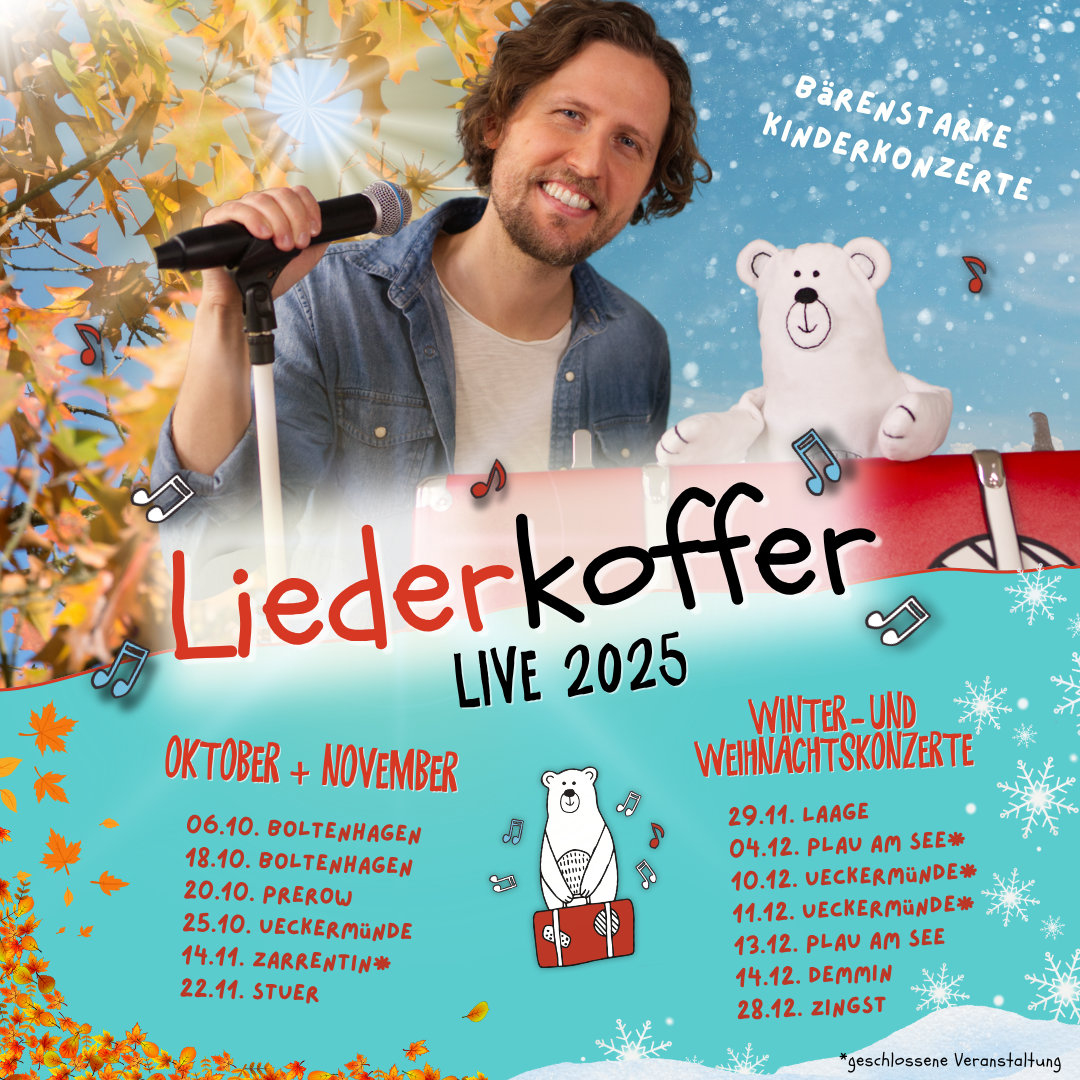 Liederkoffer Live im Herbst und Winter/Weihnachten 2025