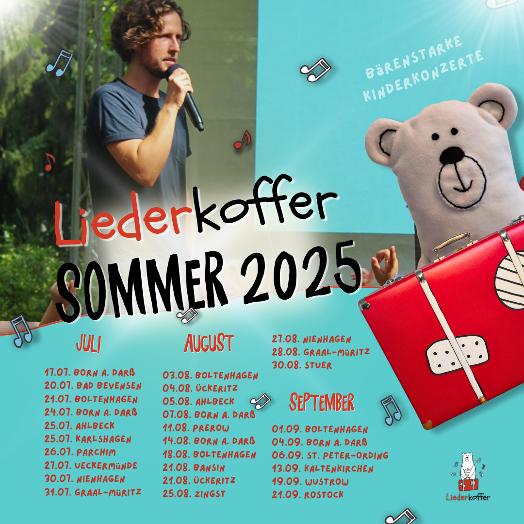 Liederkoffer live im Sommer 2025